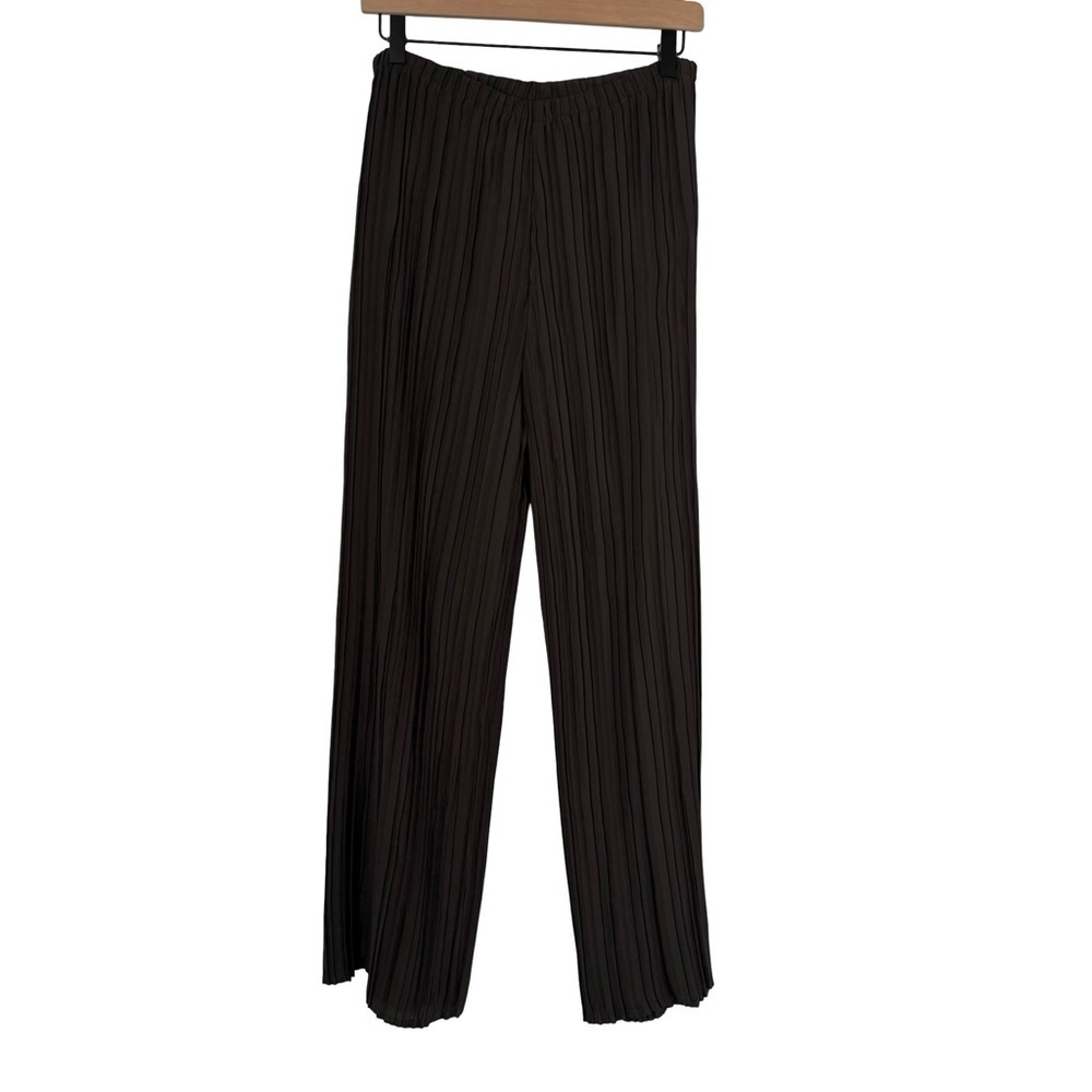 Babette SF Pleated Wide Leg Elastic Waist Pants Sz S